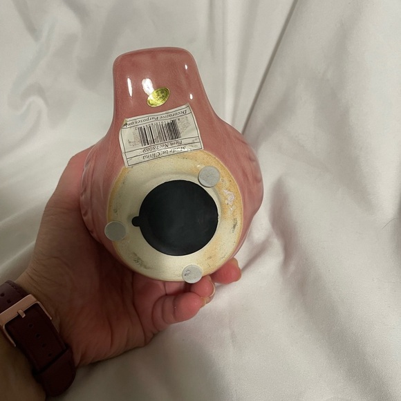 Rose pink owl decor or to put money - Picture 5 of 5